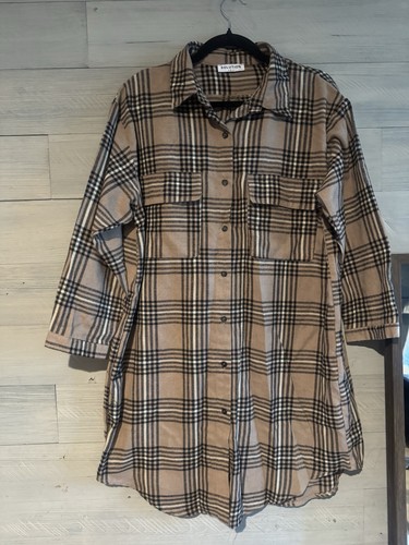 Women long plaid - long,