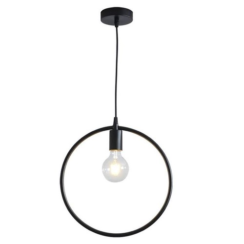 Circular black pendant celling - circular,