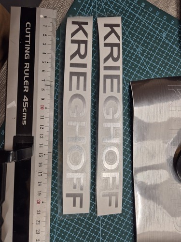 Krieghoff barrel stickers - krieghoff,