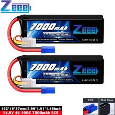 2x Zeee 14.8V 4S Lipo Battery