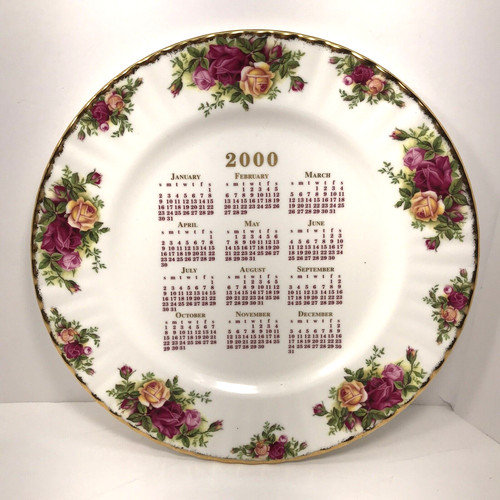 Calendar plate old country - calendar,