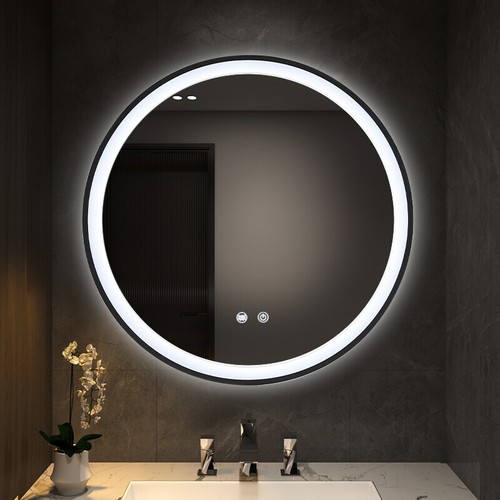80cm metal bathroom mirror - metal,