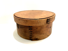 Antique 19th Century Wooden Kitchen Pantry Box With Lid