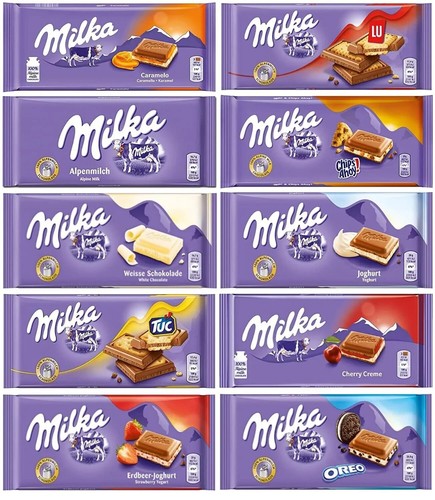 Milka chocolate selection box - milka,
