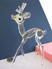 Istvan Komaromy Super Quality Art Glass Cute Crystal Deer Stag Beautiful Eyes