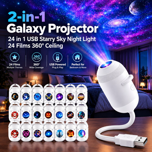 Galaxy projector 24 - 24, in