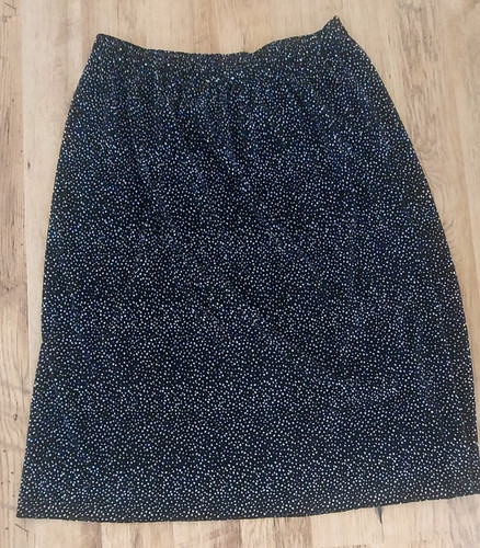Skirt black micro - micro, pleated