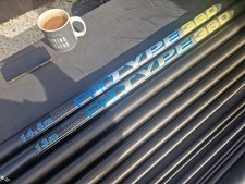 14.5m Preston Prototype 360 match power pole + 3 top kits. dolly butt. 