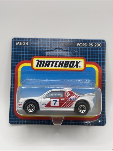 Matchbox mb34 ford rs200 red - matchbox,