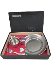Scanware Lundtofte Children's Stainless Steel Dinner Set Denmark T2348 MR3