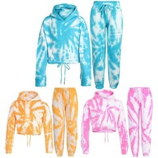 Kids Tie Dye Tracksuit Gym