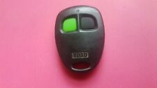 TOAD 2 BUTTON REMOTE ALARM KEY FOB - GREEN LED - FULLY WORKING -