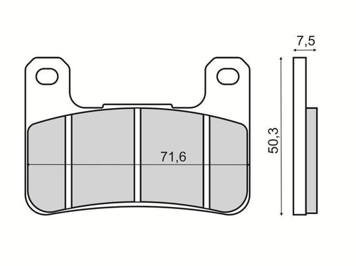 Front brake pads kawasaki - brake,