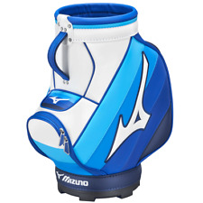 MIZUNO 2025 TOUR DEN CADDY / MAN CAVE GOLF BAG - WHITE / BLUE +FREE NEXT DAY P&P