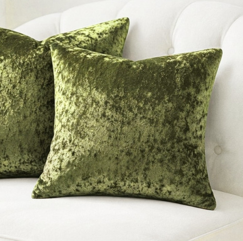 Rich olive green crushed - olive,