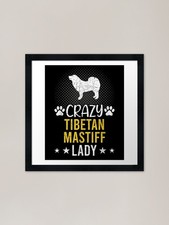 Crazy Tibetan Mastiff Lady Dog