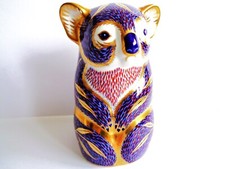 ROYAL CROWN DERBY  KOALA BEAR GOLD STOPPER PAPERWEIGHT ( boxed with free post)
