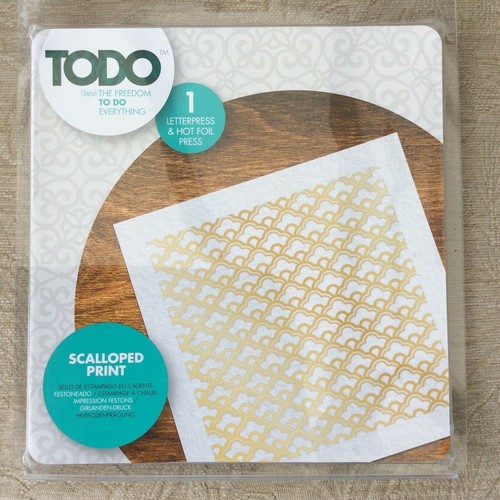 Todo hot foil plate - *~*,