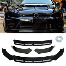 For Audi A3 A4 A5 A6 A7 S4 S5 S6 Front Bumper Lip Spoiler Splitter Gloss Black