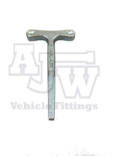 Large key zinc plated - large,