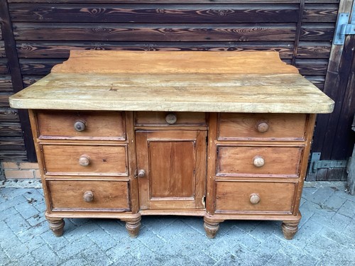 Rustic victorian pine dresser - rustic,