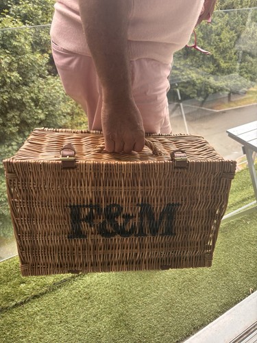 Fortnum mason large wicker - &,