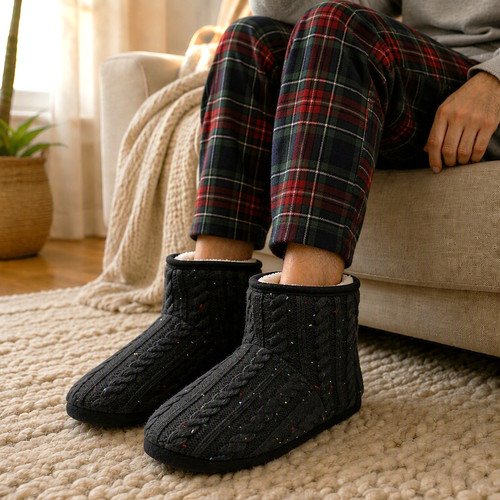 Slipper boots mens - slipper,