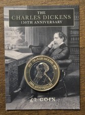 2020 150th Anniversary Of Charles Dickens £2 Pound Coin 