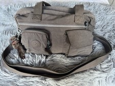Kipling Medium Handbag in taupe With Manuela Monkey