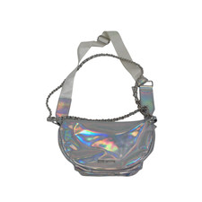 Steve Madden Iridescent Crossbody Shoulder Bag with Chain Strap Pre-Owned Bag 