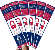 Lockdown Magnetic Strips Door