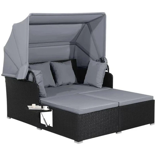 Costway garden rattan daybed - costway,
