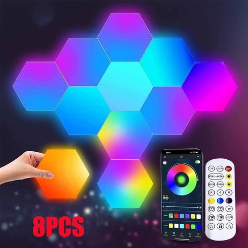 Led gaming hexagon lights - led,