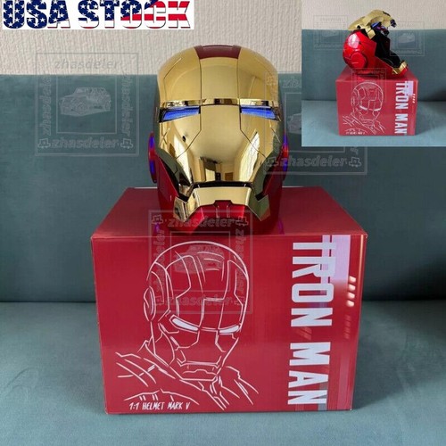 Iron man gold mk5 - gold, helmet
