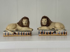 Pair Hand Painted