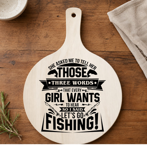 Laser engraved wooden paddle - wooden,