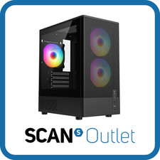 CIT F3 Black Mesh MicroATX PC