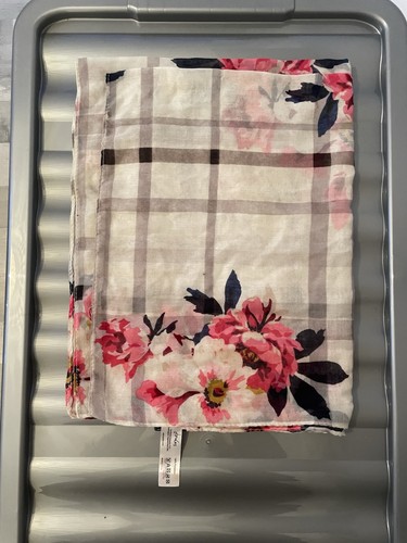 Joules white floral plaid - joules,