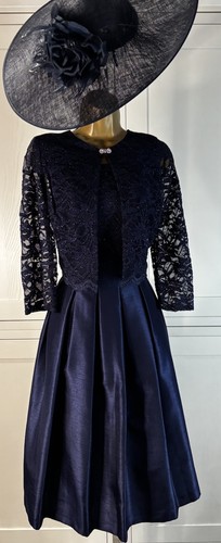 Eliza navy dress - uk, 12