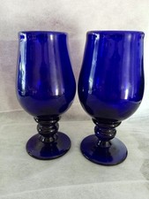 Pair of Beautiful Bristol Blue