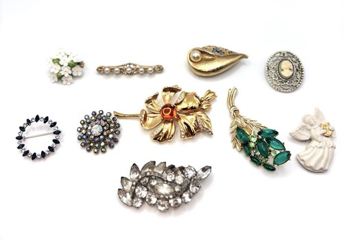 Vintage brooch lot - brooch,