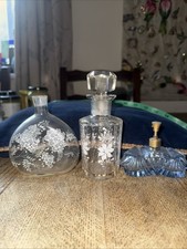 Vintage Glass Scent Bottles Different Eras