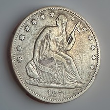 US, Liberty Half Dollar 1871