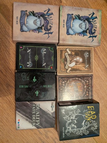 Malifaux fate decks - fate, lot