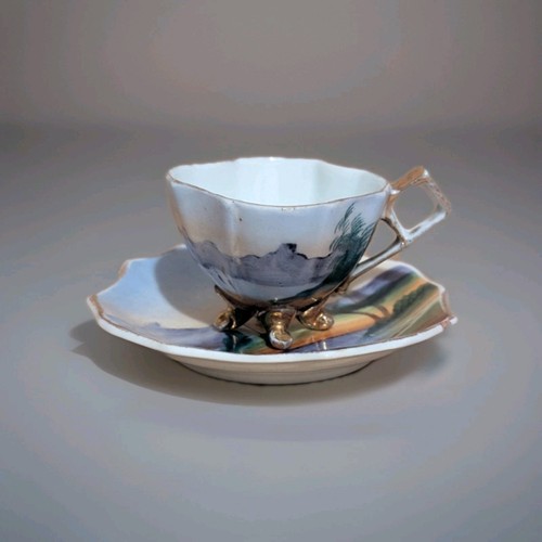 Antique miniature handpainted - miniature,