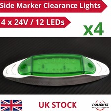 4Pcs 24V Truck Lorry LED Side