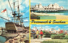 R683256 Portsmouth and Southsea. H. M. S. Victory. Photo Precision. Colourmaster