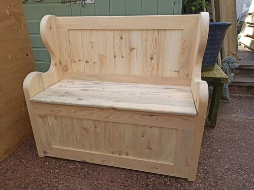 Monks bench settle pew storage - bench,