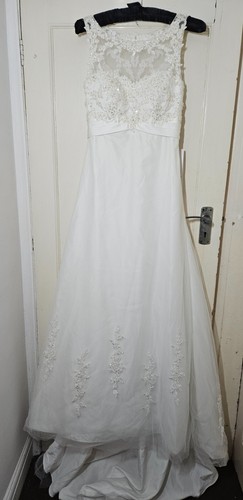 Beaded wedding dress ivory - dress,