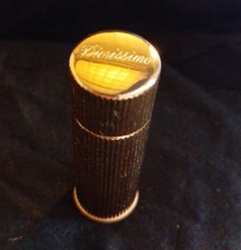 Vintage Christian Dior Diorissimo Miniature Metal Perfume Bottle. (some content)